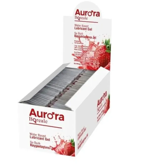 Şase Çilekli Kayganlaştırıcı 5ml Jel 100 Adet